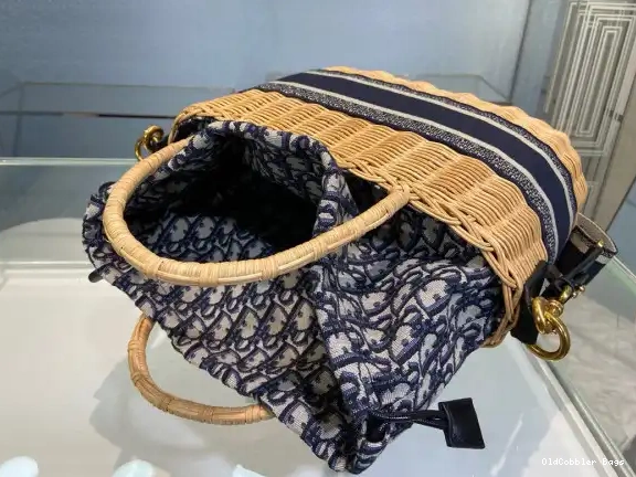OldCobbler Bags DIRO BASKET BAG WICKER 0503